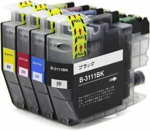 LC3111-4PK ブラザー 純正互換インクカートリッジ ４色組 Brother LC31114PK MFC-J738DN/DWN J998DN/DWN DCP-J572N