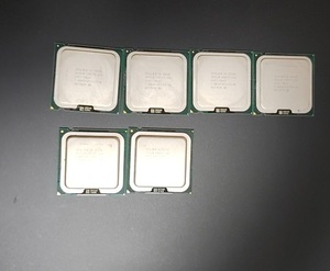 Intel Core 2 Duo E8400 4個 ＋ E6750 2個（ジャンク扱）（送料込）