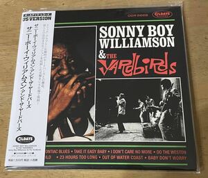 紙ジャケット　国内盤　帯付き　ソニーボーイウィリアムスンとヤードバーズ SONNY BOY WILLIAMSON & THE YARDBIRDS 