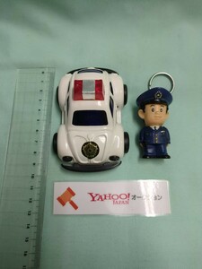  patrol car tin plate minicar police sofvi key holder 