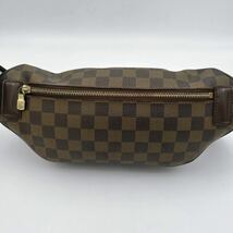 1円●極美品●LOUIS VUITTON ルイヴィトン ダミエ メルヴェール N51172 バムバッグ ウエストポーチ ショルダーバッグ レディース メンズ_画像3