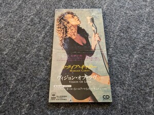 MARIAH CAREY (マライア・キャリー) Vision Of Love ヴィジョン・オブ・ラヴ◇希少8cmCD◇短冊