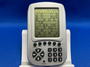 [ operation goods ]LSI game naan pre game machine silver number logic number . Game & Watch LCD mobile game retro 