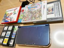 超美品　ソフト22本付き 任天堂 NEW 3DS LL Nintendo ニンテンドー マリオカート7 ドラゴンクエストXI どうぶつの森 ゼルダ　_画像1