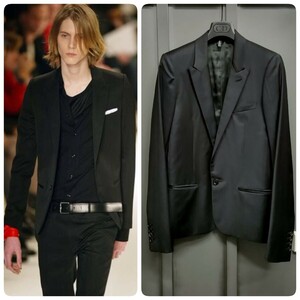 2007AW Dior hommeスモーキングチューブジャケット／ディオールオムエディスリマン