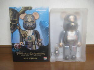 BE@RBRICK Jack Sparrow 100％ & 400％ （Pirates of the Caribbean: Dead men tell no tales Ver.）