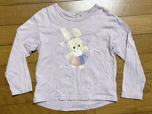 anyFamkids、エニファム、長袖Tシャツ、うさぎ　110cm