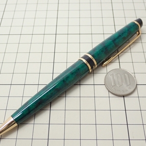 V904 WATERMAN ウォーターマン ボールペン グリーン×ゴールドカラー 1999年代 Vintage Stationery Pensの画像9