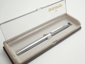 V907　SHEAFFER　TRZ Model40　シェーファー　ボールペン　シルバーカラー　Vintage Stationery Pens