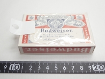 S141　トランプ　ビール　バドワイザー　Budweiser　BEER　レトロ　ヴィンテージ　年代品　未開封　Vintage playing cards_画像6