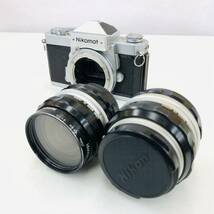 Nikomat N ボディ/レンズ2点 Nikkor-s Auto 1:1.4 50mm & Nikkor-H Auto 1:3.5 28mm セット品 C4_画像1