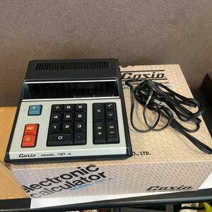 カシオCASIO 昭和レトロ 計算機 √121-A 動作品　ニキシー菅電卓