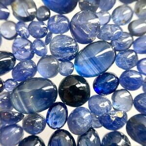 * natural sapphire . summarize 78ct 15.6g*m unset jewel gem Sapphire sapphire sapphire ko Random Indigo sphere jewelry jewelry 