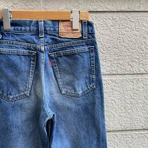 80s USA製 リーバイス 706 0216 デニムパンツ ジーンズ ブルーデニム Levi's アメリカ製 古着 vintage ヴィンテージ 28 テーパード