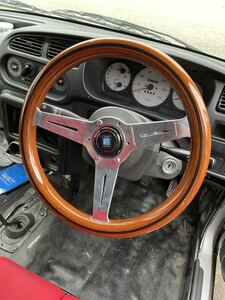  Nardi wood steering wheel 33φ old car etc.!