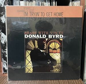 送料込みUS盤 LP BLUE NOTO/ BST 84188/ I'M TRYIN' TO GET HOME・ DONALD BYRD/ New Yorkレーベル/ VANGELDER STEREO刻印有り/ 