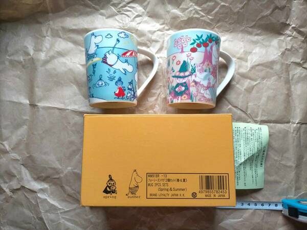 正規品 ムーミン フォーシーズン マグカップ 春＆夏 新品 マグ カップ ママ スナフキン ミー YAMAKA THE STORY OF MOOMIN VALLE YMug Cup 