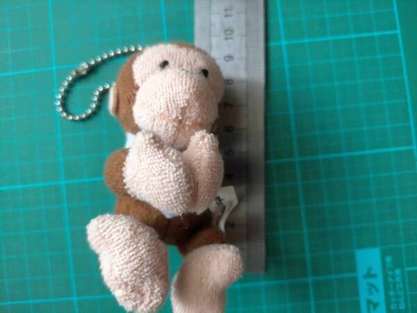 おさるのジョージ ペタッと ぬいぐるみ キーホルダー マスコット Curious George RAG DOLL MAGNET mascot key ring chain strap charms