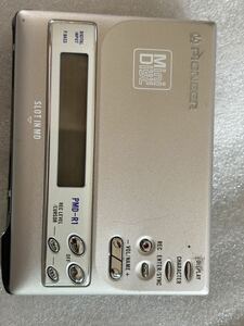 PIONEER mini disc稼動品ポータブルMDレコーダー PMD-R1