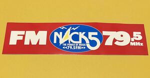 NACK 5 ラジオ ステッカー 1995年６月頃入手