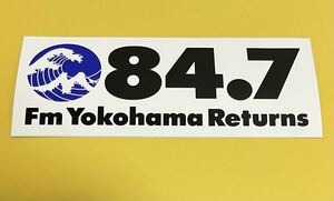 FM Yokohama ラジオ ステッカー 1995年６月頃入手