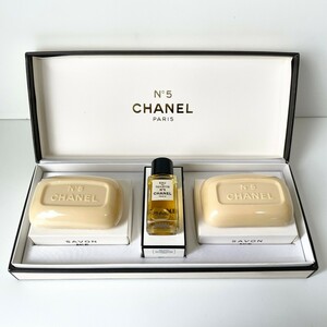 【新品未使用】CHANEL シャネル N°5 ギフトBOX 石鹸 香水 オードゥトワレット サヴォン 石けん トワレット