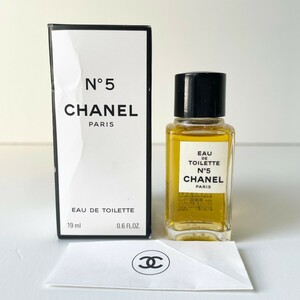【19ml 未使用品】CHANEL シャネル 香水 N°5 オードゥ トワレット オードトワレ フレグランス トワレット EDT
