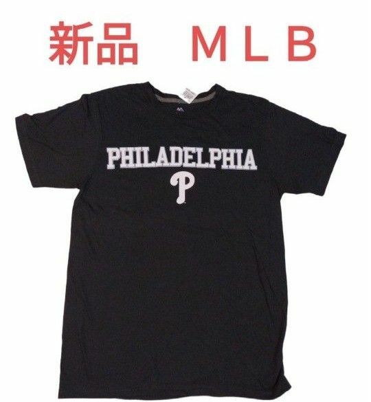 新品●MLB フィラデルフィアフィリーズ 半袖TシャツPhiladelphia　Ｍ マジェスティック