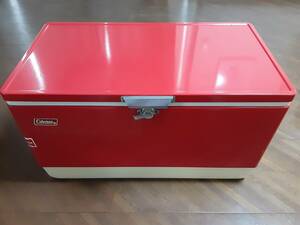 COLEMAN SNOW-LIFE Colossal COOLER, 20 Gallon Model 5256, Red/While、希少品早いもの勝ち！