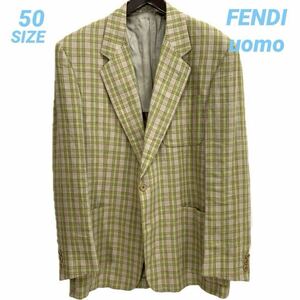 FENDI uomo フェンディ イタリア製 テーラードジャケット B9105