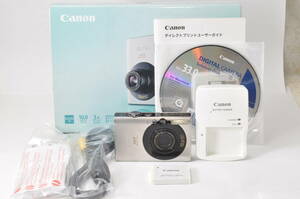 箱付き並品 キャノン CANON IXY DIGITAL 25 IS シルバー ♯A5452