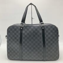 【鑑定済】LOUIS VUITTON ルイヴィトン ダミエグラフィット ヨーン ハンドバッグ ボストンバッグ ビジネスバッグ A4 N48118_画像10