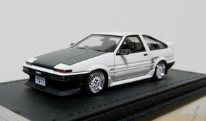 [ with defect ] ignition model IG1588 1/43 Toyota Sprinter Trueno (AE86) 3Door TK-Street Ver.2 White