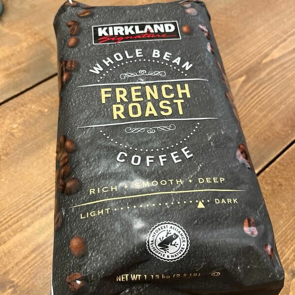新商品　コストコ　カークランドシグネチャー フレンチロースト コーヒー豆1.13kg 値下げ不可