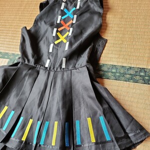  virtual YouTuber shining night month S size same etc. one jpy start cosplay .. black ., white . blue . yellow color . orange. embroidery patch . dressing up..