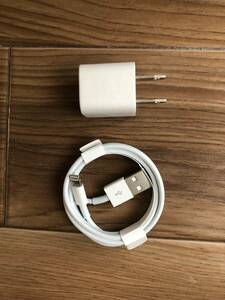 * unused Apple genuine products iPhone Apple charger lightning cable adaptor set *