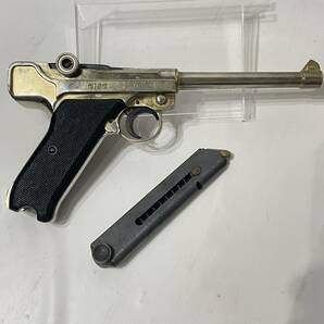 1円〜 CMC ERMA LUGER エルマ ルガー 380 金属製 モデルガン ゴールド ハンドガン SMG刻印ありの画像5