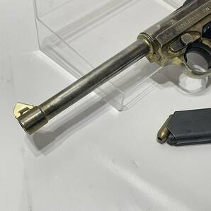 1円〜 CMC ERMA LUGER エルマ ルガー 380 金属製 モデルガン ゴールド ハンドガン SMG刻印ありの画像2