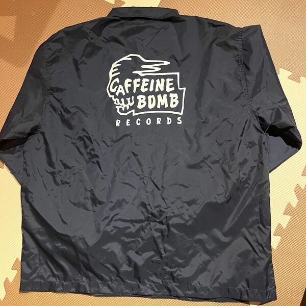 CAFFEINE BOMB コーチジャケット Tシャツ ロンT バンT ナイロン ジャケット ネイビー アウタ