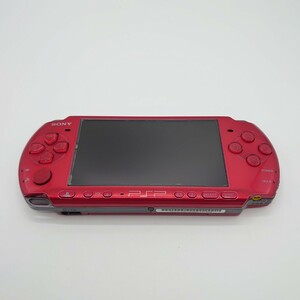 psp3000 ラディアントレッド 本体　SONY レトロゲーム　ジャンク