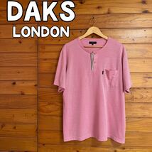 DAKS LONDON ハーフボタン　tシャツ_画像1