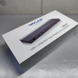 ★★★ 中古美品 WAVLINK WL-UMD05 Pro USB-C 4K Triple Display Docking Station ドッキング ステーション ★★★