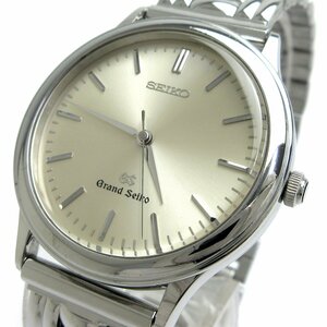 1円 セイコー グランドセイコー メンズ シルバー文字盤 9581-7000 時計 SEIKO Grand Seiko クォーツ クリーニング済 稼動品