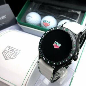 参考￥30万 １円 タグホイヤー コネクテッド ゴルフ エディション メンズ GPS SBG8A82 時計 TAG Heuer 箱 保証書 ゴルフボール 希少