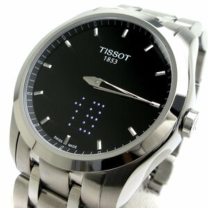 １円 ティソ Tクラシック クチュリエ メンズ デジアナ 黒 T035.446.11.051.00 時計 TISSOT COUTURIER