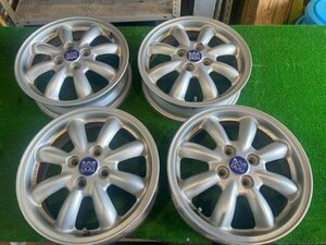 ダイハツ ムーヴラテ L550S MINILITE ミニライト ホイール4本セット 15×4.5J 4穴 ピッチ100 オフセット45 Z603-01