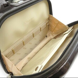 【美品】リモワ スーツケース SALSA DELUXE サルサ デラックス 13L BROWN ポリカーボネート 茶 TSAロック 未使用の画像6