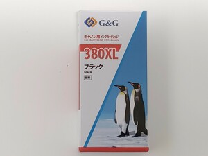 【未開封】G&G キヤノン 互換インクカートリッジ 380XL ブラック