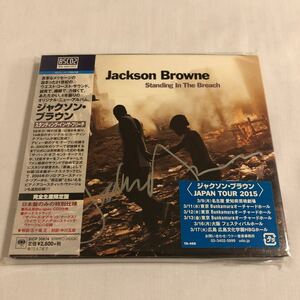 【サイン入り】ジャクソン・ブラウン／スタンディング・イン・ザ・ブリーチ　jackson browne