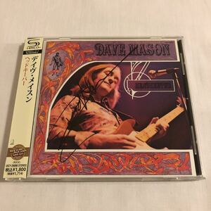 【サイン入り】デイヴ・メイスン／ヘッドキーパー　dave mason